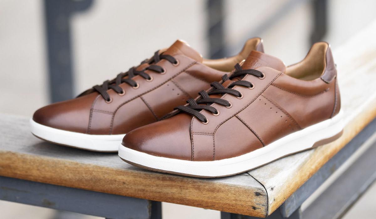 florsheim crossover lace to toe sneaker