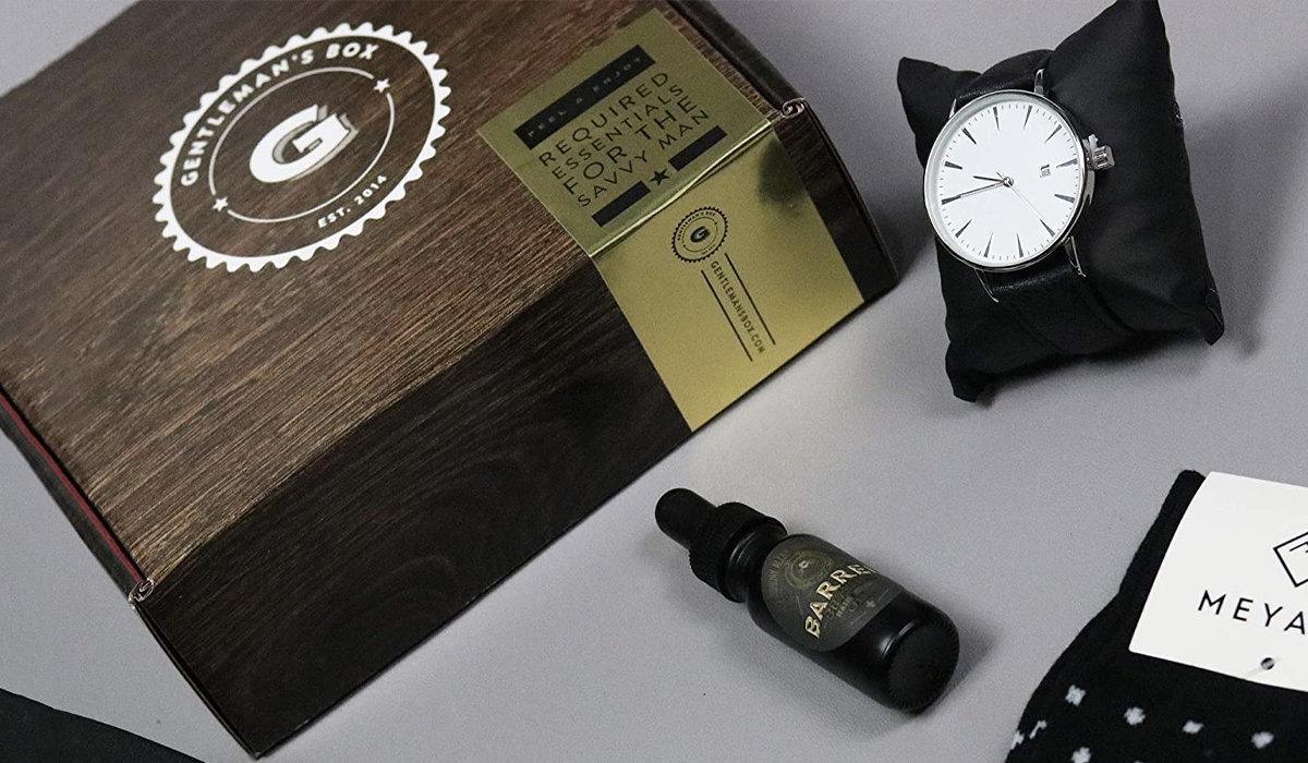 gentleman's box accessories gift subscription box for men