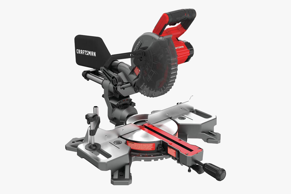 CRAFTSMAN CMCS714M1 V20 7-1/4-Inch Sliding Miter Saw Kit