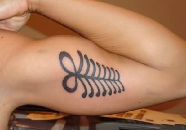 Fish Skeleton Tattoo Idea