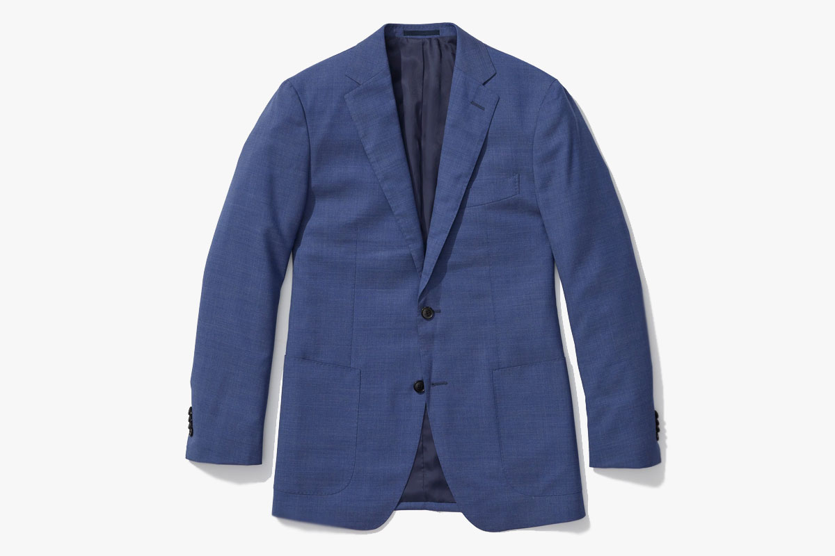 Harrison Blue Patch Pocket Italian Wool Suit
