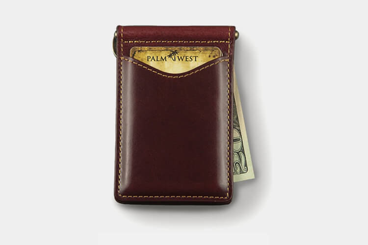 Leather Money Clip Wallet by Palm West