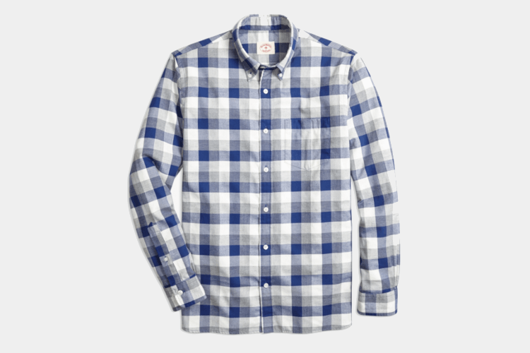 Brooks Brothers Exploded Gingham cotton flannel shirt